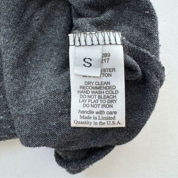 Michael Lauren Grey V-Neck Pullover Long Sleeve Size Small NWOT - Picture 6 of 6